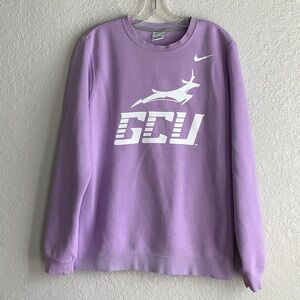 Nike Purple Sweatshirt with White Logo